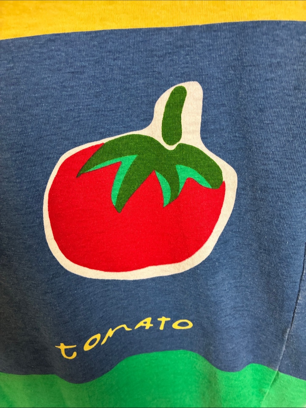 Vintage Summer Fruits Boutique Europa All Over Print AOP Colorful Shirt or Tee M - Picture 10 of 16